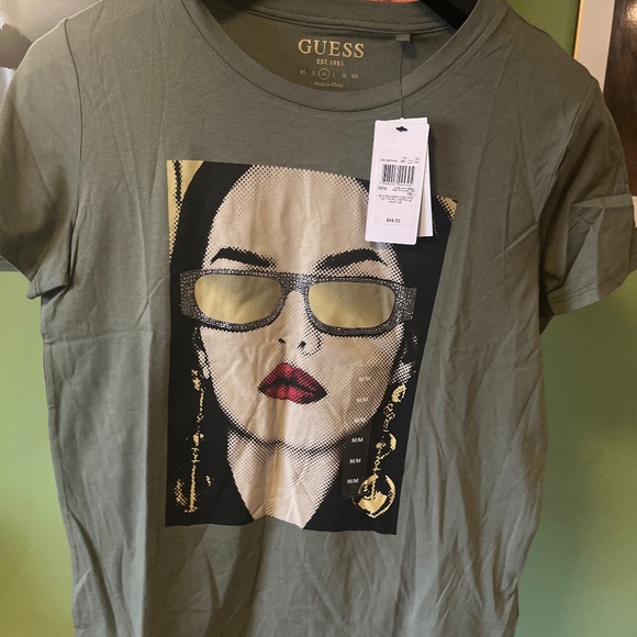 G by Guess Tops - Guess face top